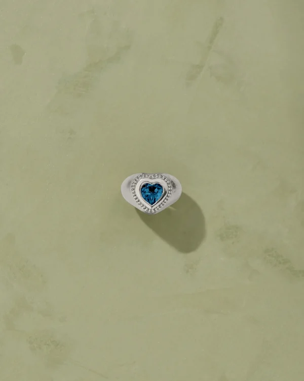 Outlet Bague Gini Argent London Topaze Femme Bagues