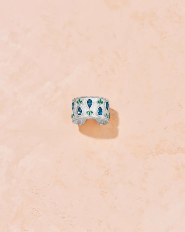 Discount Bague Heng Argent London Topaze Femme Bagues