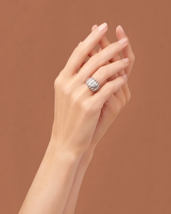New Bague Nith Topaze Blanche Femme Bagues | Bagues