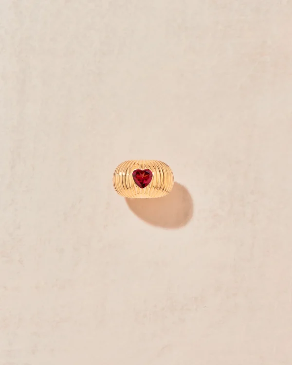 Sale Bague Prema Grenat Femme Bagues