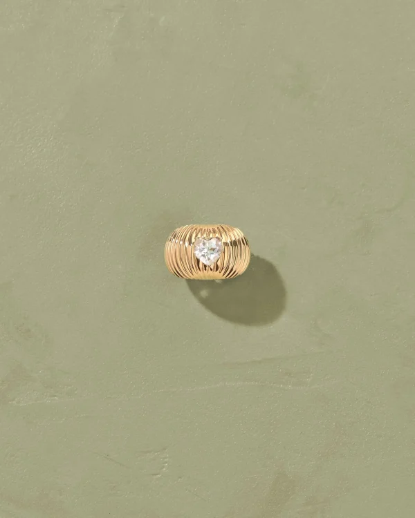New Bague Prema Topaze Blanche Femme Bagues