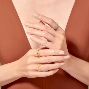 Online Bague Saï-7 - topaze blanche Femme Bagues