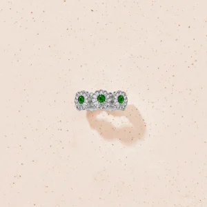 Online Bague Saï-7 Diopside Argent Femme Bagues