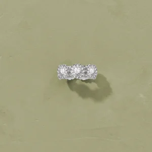 Clearance Bague Saï-7 topaze blanche Argent Femme Bagues