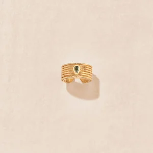 Fashion Bague Sriphala saphir vert Femme Bagues