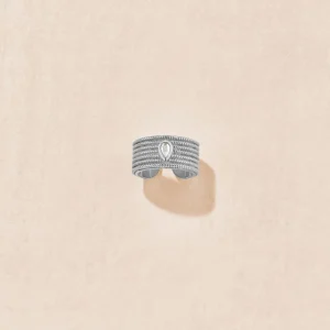 Fashion Bague Sriphala Topaze Blanche Femme Bagues