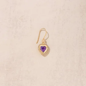 Online Boucle d'oreille Gini Améthyste Femme Boucles D'Oreilles