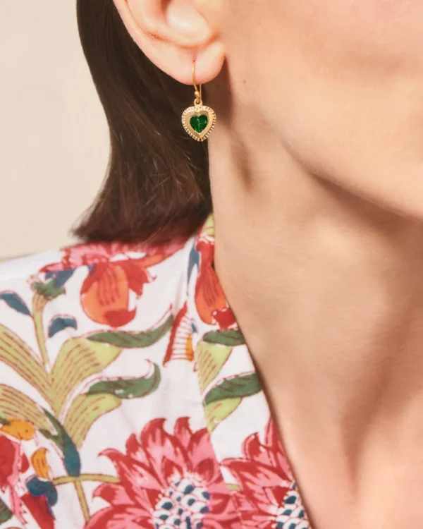 Sale Boucle d'oreille Gini Diopside Femme Boucles D'Oreilles