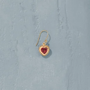 Online Boucle d'oreille Gini Grenat Femme Boucles D'Oreilles