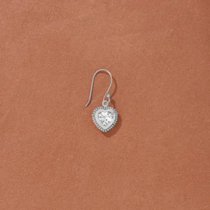 Hot Boucle d'oreille Gini Topaze blanche Femme Boucles D'Oreilles