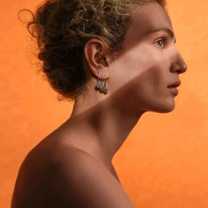 Clearance Boucle d'oreille Mony diopside Femme Collection Mony | Boucles D'Oreilles