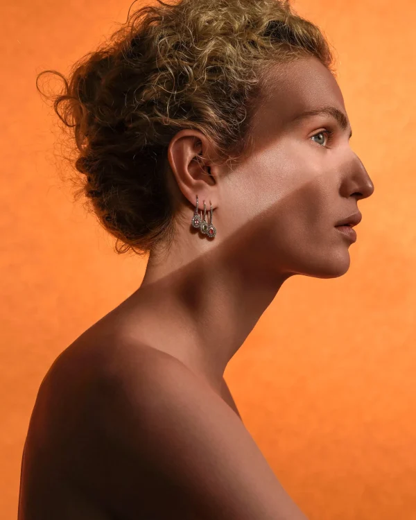 Clearance Boucle d'oreille Mony diopside Femme Collection Mony | Boucles D'Oreilles