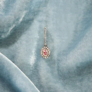 Hot Boucle d'oreille Mony rubellite Femme Boucles D'Oreilles | Collection Mony