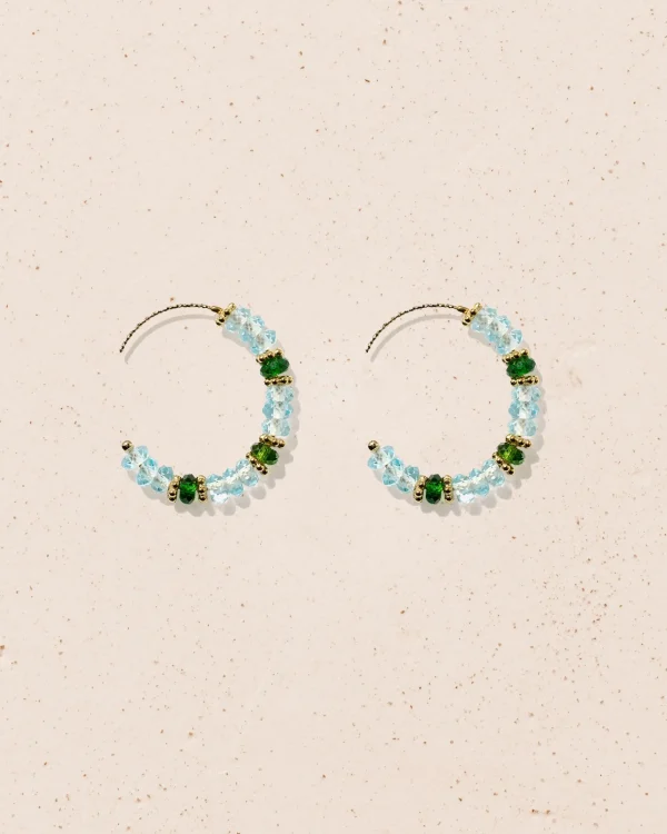 Discount Boucles d’oreilles Amara bicolore Femme Boucles D'Oreilles