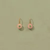New Boucles d'oreilles émail Saï Femme Boucles D'Oreilles