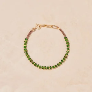 Hot Bracelet Amara Diopside Femme Bracelets