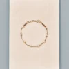 Discount Bracelet Lotus beige perles d'eau douce Femme Bracelets