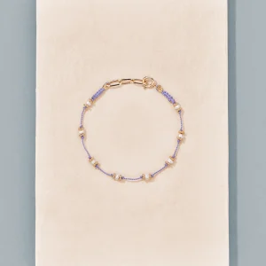 Hot Bracelet Lotus lilas perles d'eau douce Femme Bracelets