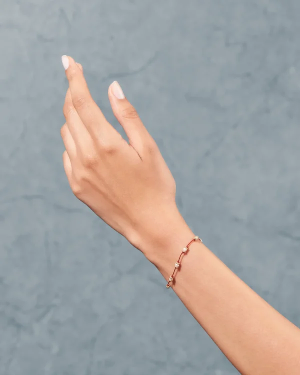 Best Bracelet Lotus rouge perles d'eau douce Femme Bracelets