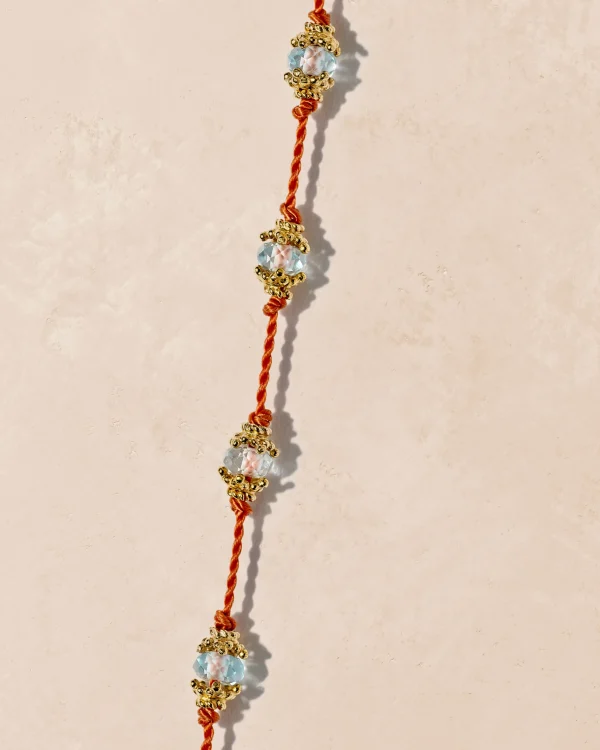 Clearance Bracelet Peony Aigue Marine Femme Bracelets