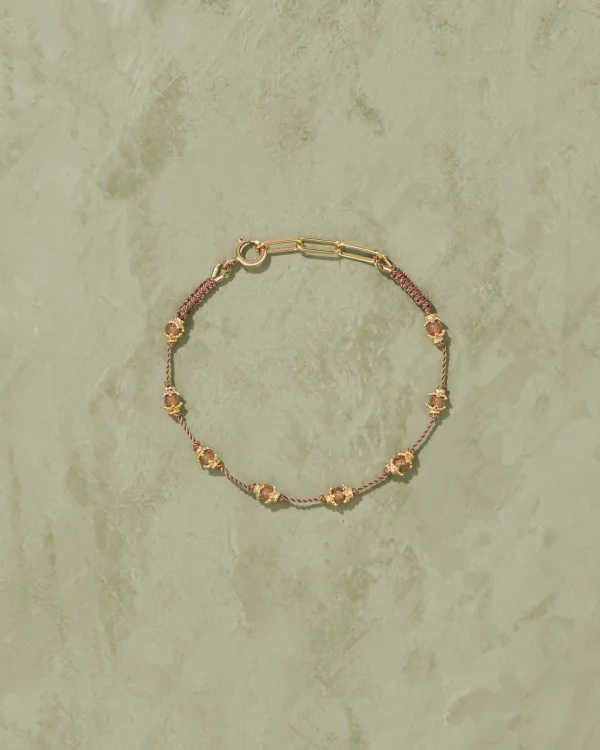Hot Bracelet Peony Quartz Fumé Femme Bracelets