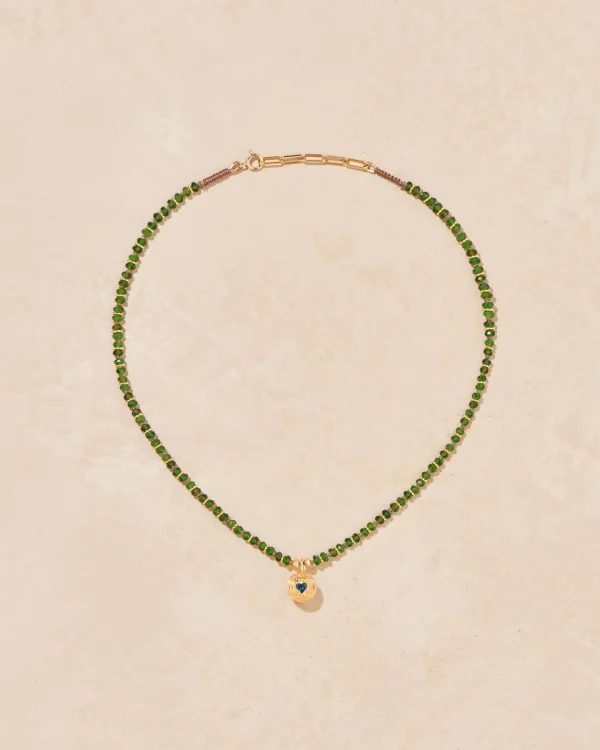 Sale Collier Amara K Diopside Femme Colliers