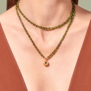 Sale Collier Amara K Diopside Femme Colliers