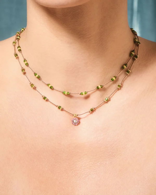 Sale Collier Bopha diopside Femme Collection Bopha | Colliers