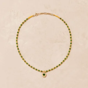 Clearance Collier Gini K Diopside Femme Colliers