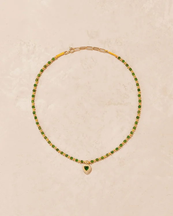 Clearance Collier Gini K Diopside Femme Colliers