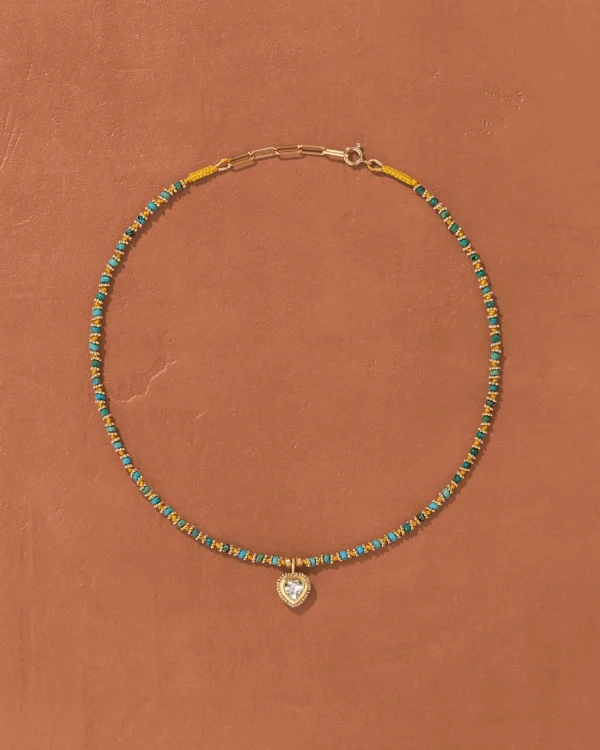 Clearance Collier Gini K Turquoises Femme Colliers