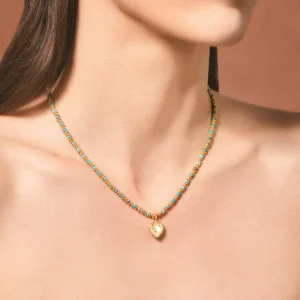 Clearance Collier Gini K Turquoises Femme Colliers