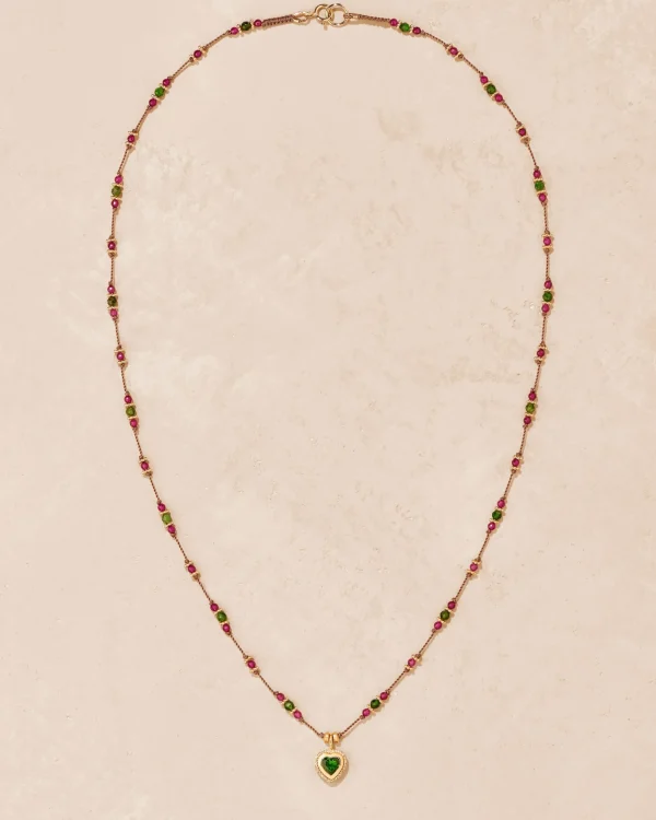 Discount Collier Gini P Diopside et rubellite Femme Colliers