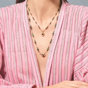 Fashion Collier Gini P Zoïsites Femme Colliers