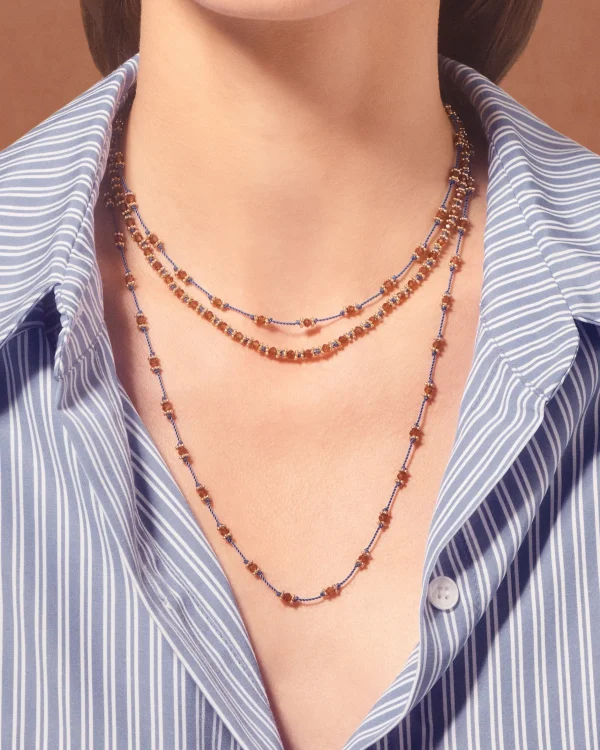 New Collier Kamala Grenat Hessonite Femme Colliers