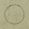 Fashion Collier Kamala marron quartz fumé Femme Colliers