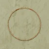 Clearance Collier Kamala orange quartz fumé Femme Colliers