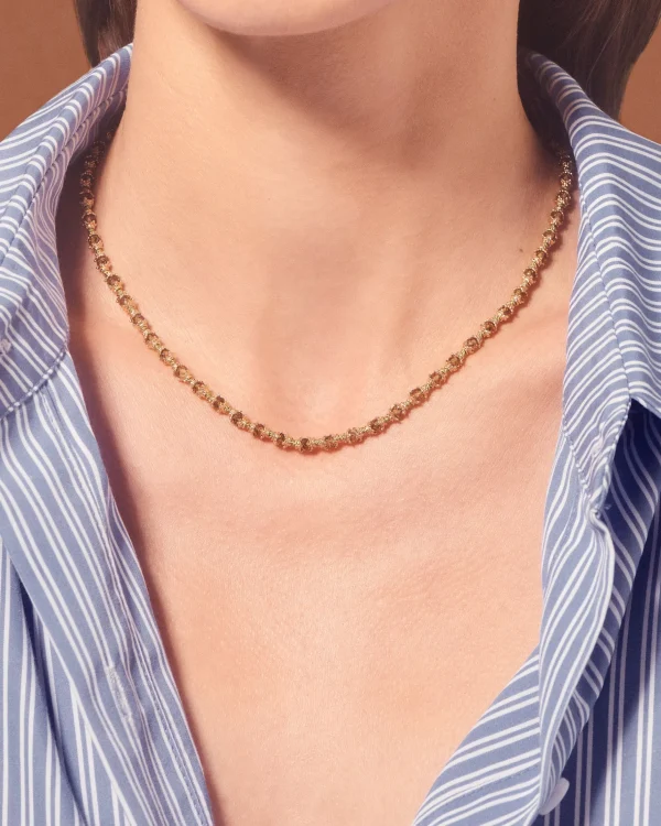 Discount Collier Kamilah Quartz Fumé Femme Colliers