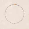 Best Collier Lotus lila Perles d'eau douce Femme Colliers