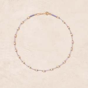 Best Collier Lotus lila Perles d'eau douce Femme Colliers