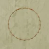 Discount Collier Lotus orange quartz fumé Femme Colliers