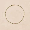 Hot Collier Lotus vert zoïsite Femme Colliers