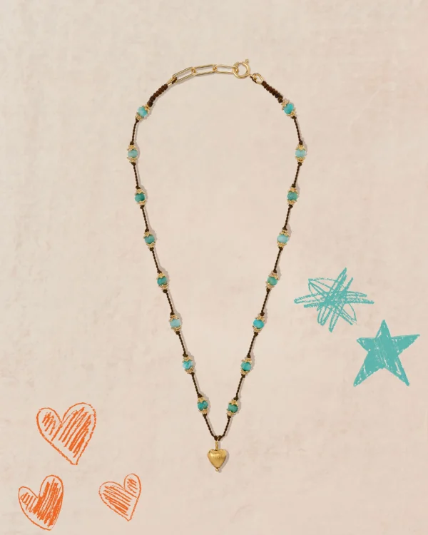 Outlet Collier MiniDil Amazonite Enfant Collection Enfant