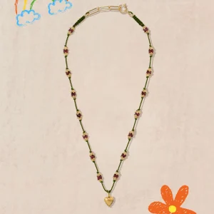 Discount Collier MiniDil Grenat Enfant Collection Enfant