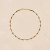 Clearance Collier Peony Grenat Femme Colliers