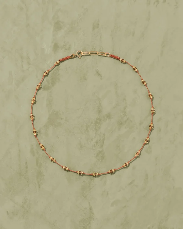 Fashion Collier Peony Quartz Fumé Femme Colliers