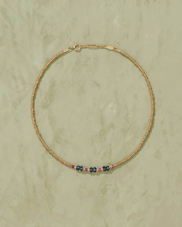 Hot Collier pépite Sriphala London Topaze Femme Colliers