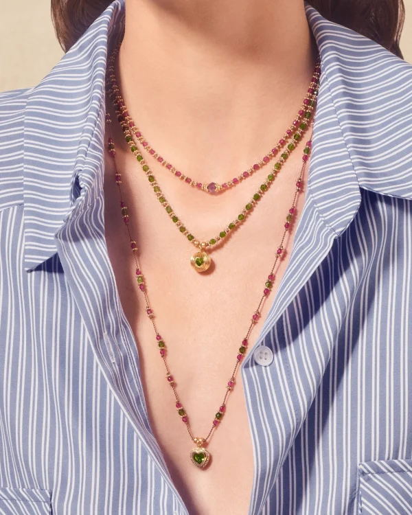 Hot Collier Prema K diopside Femme Colliers