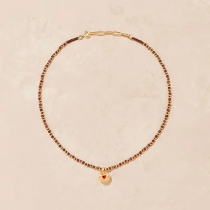 Sale Collier Prema K grenat Femme Colliers