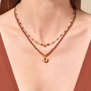 Sale Collier Prema K grenat Femme Colliers